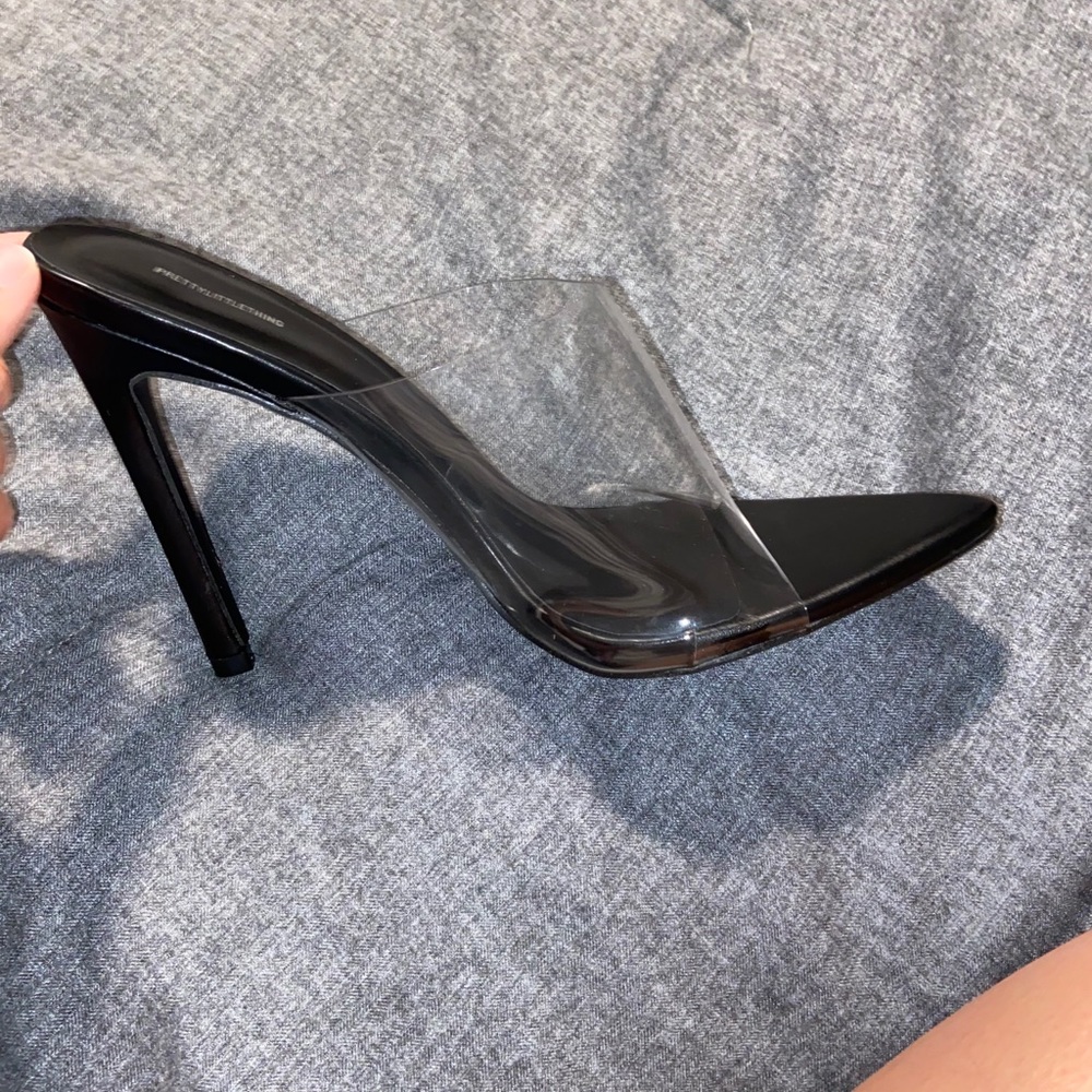 Black and Clear Heels